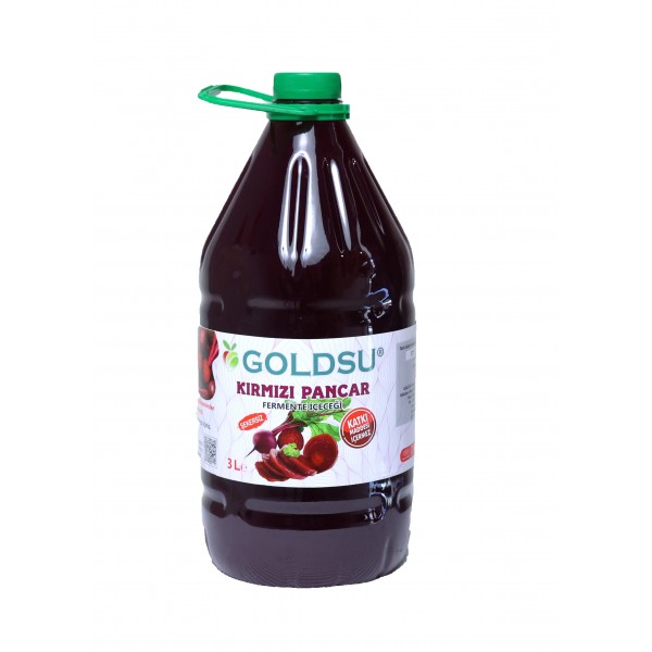 Goldsu Kırmızı Pancar Fermente İçeceği 3lt